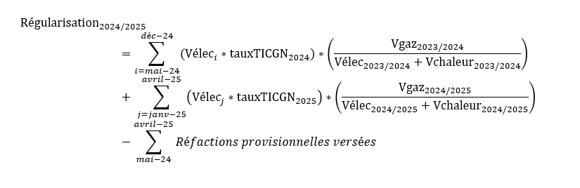 Formule TICGN